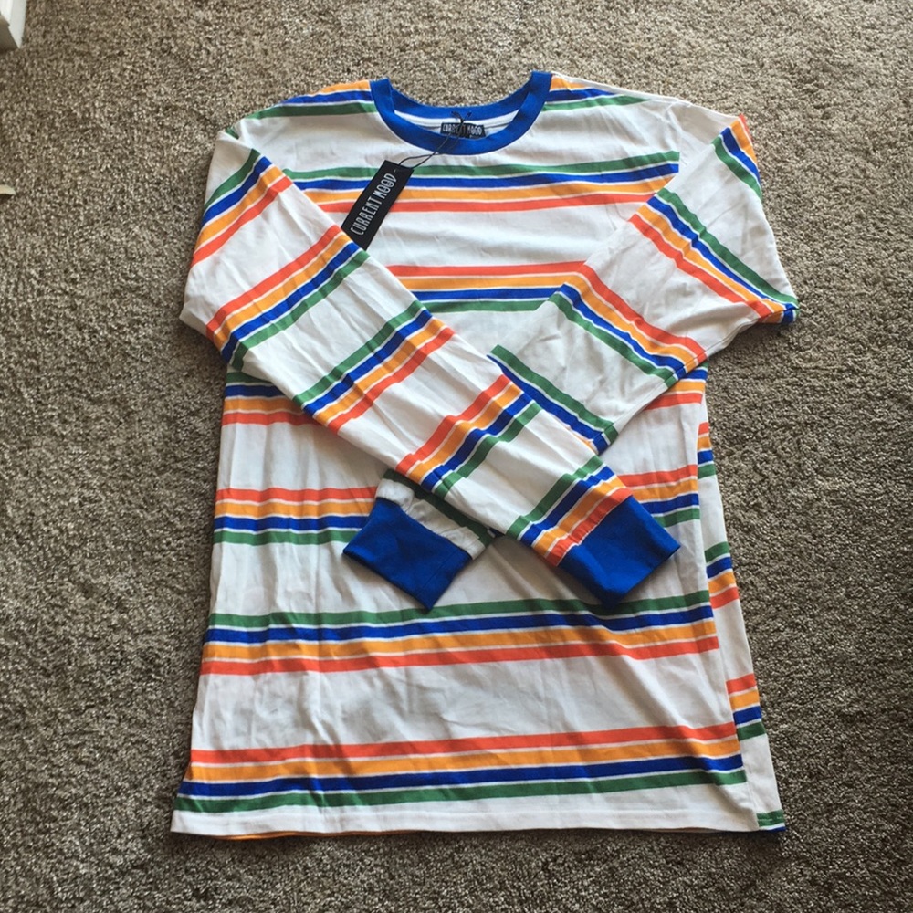 Current mood long sleeve oversized shirt